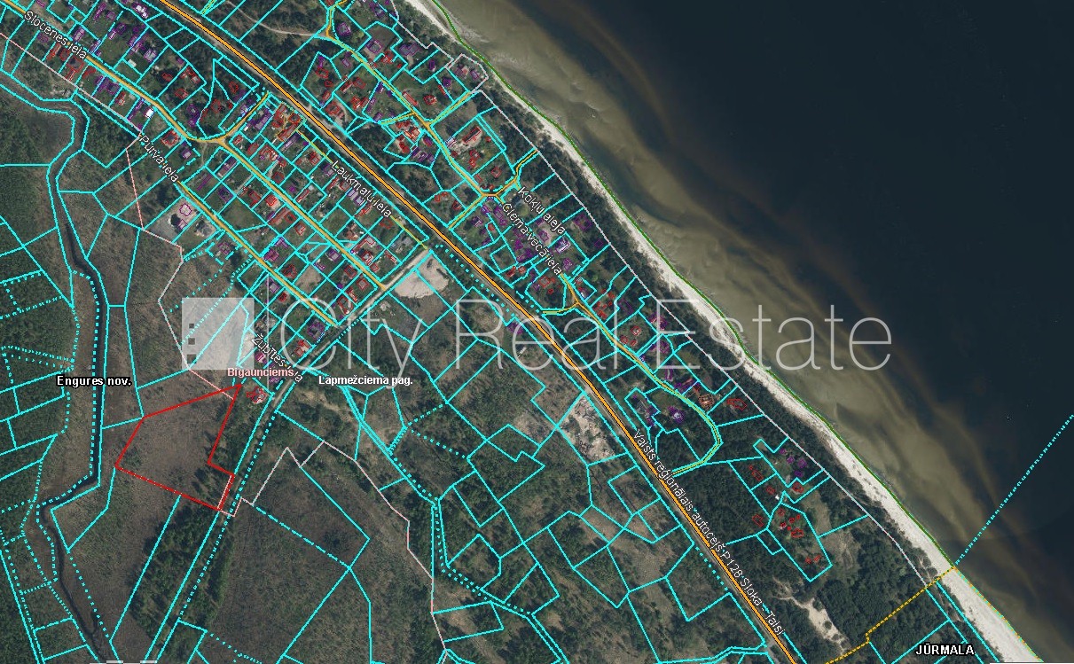 Sludinājumi. Zaļā teritorija, labiekārtota apzaļumota teritorija, zeme robežojas ar ielu, līdz jūrai 400 m, Cena: 37500 EUR Foto #2