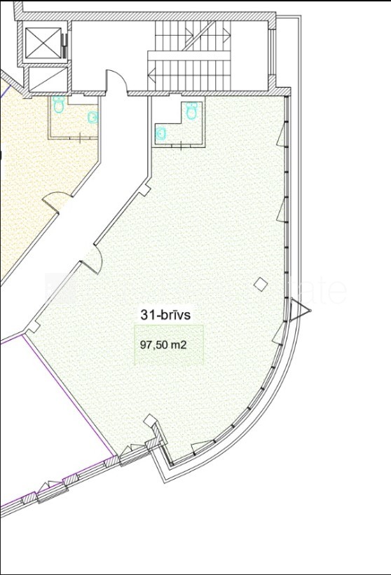 Sludinājumi. Projekts - Ģertrūdes 66, fasādes māja, viena kvadrātmetra apsaimniekošanas maksa mēnesī , ieeja no Cena: 1220 EUR/mēn Foto #4