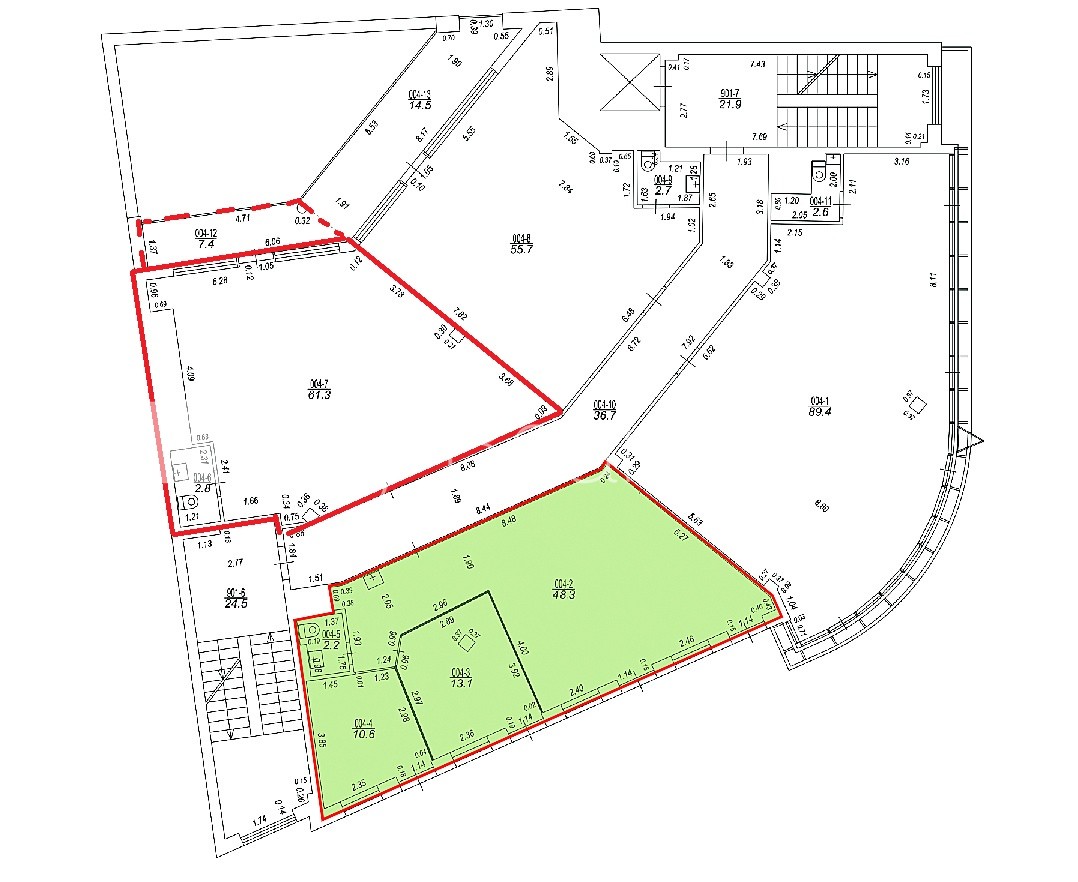 Объявление. Проект - Ģertrūdes 66 (Гертрудес 66), новостройка, фасадный дом, благоустроенная озеленённая Цена: 890 EUR/мес. Foto #25