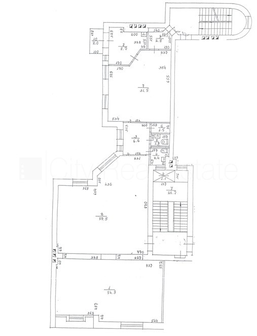 Объявление. Фасадный дом, вход с улицы, лифт, лестничная клетка после капитального ремонта, балкон, Цена: 1200 EUR/мес. Foto #9