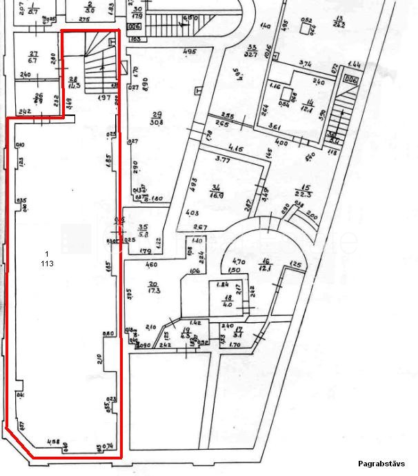 Sludinājumi. Fasādes māja, slēgts pagalms, ieeja no ielas, logi vērsti uz pagalma pusi, logi vērsti uz ielas Cena: 13040 EUR/mēn Foto #19