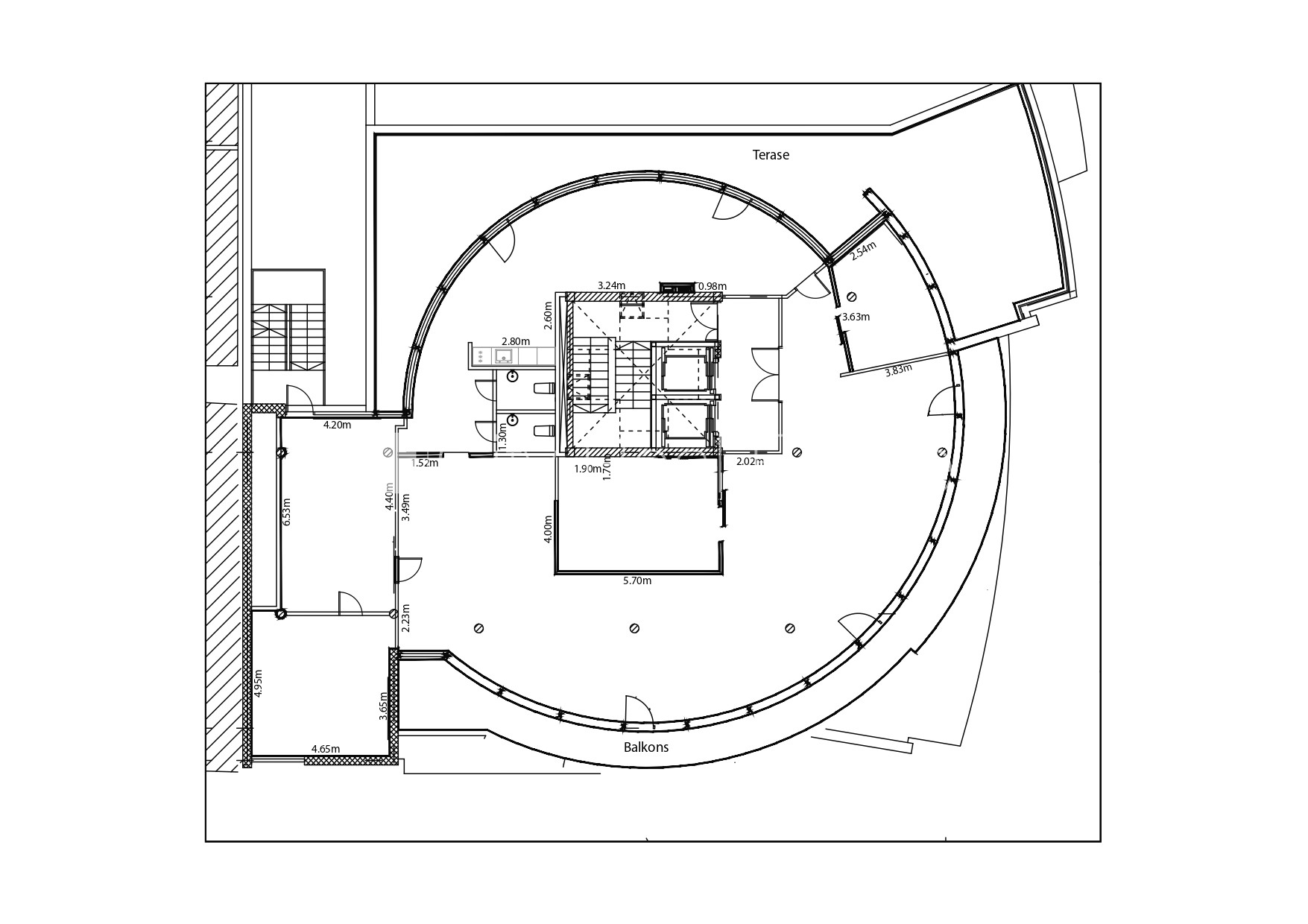 Объявление. Новостройка, благоустроенная озеленённая территория, подъездная дорога покрыта брущаткoй, Цена: 3350 EUR/мес. Foto #21