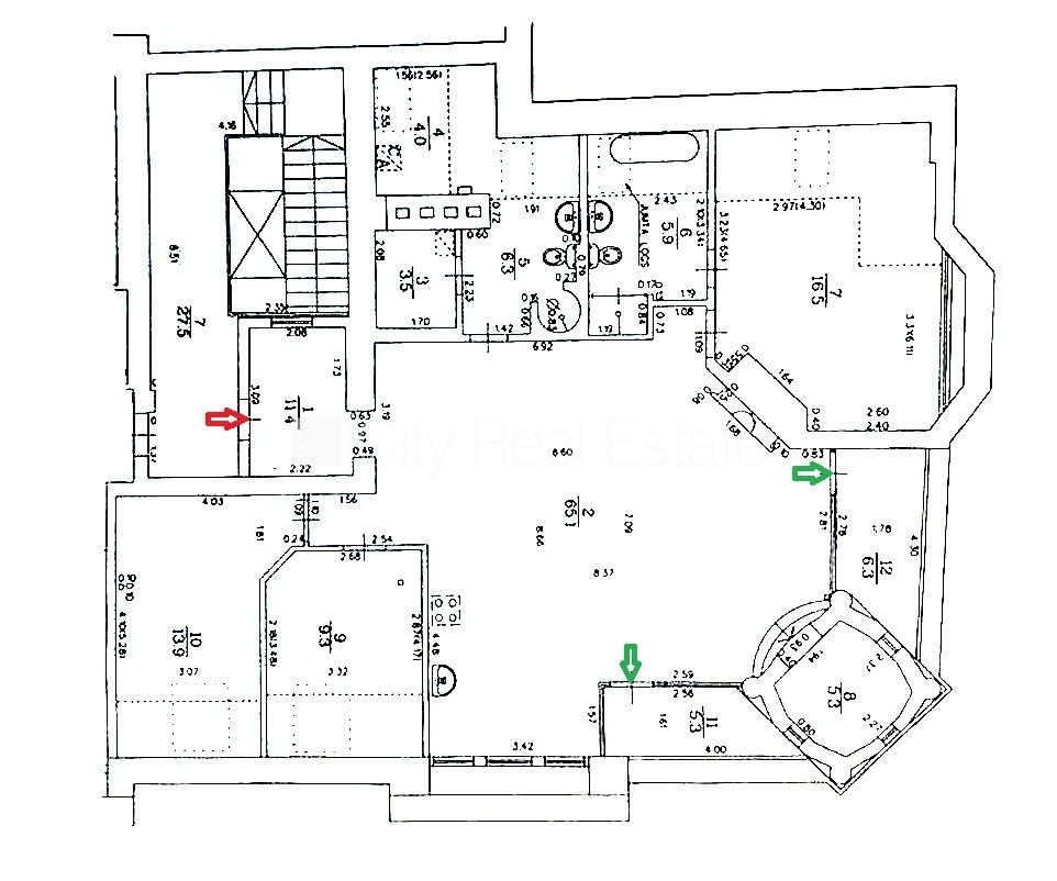 Sludinājumi. Zeme īpašumā, fasādes māja, renovēta māja, labiekārtota apzaļumota teritorija, bruģēts Cena: 595000 EUR Foto #21