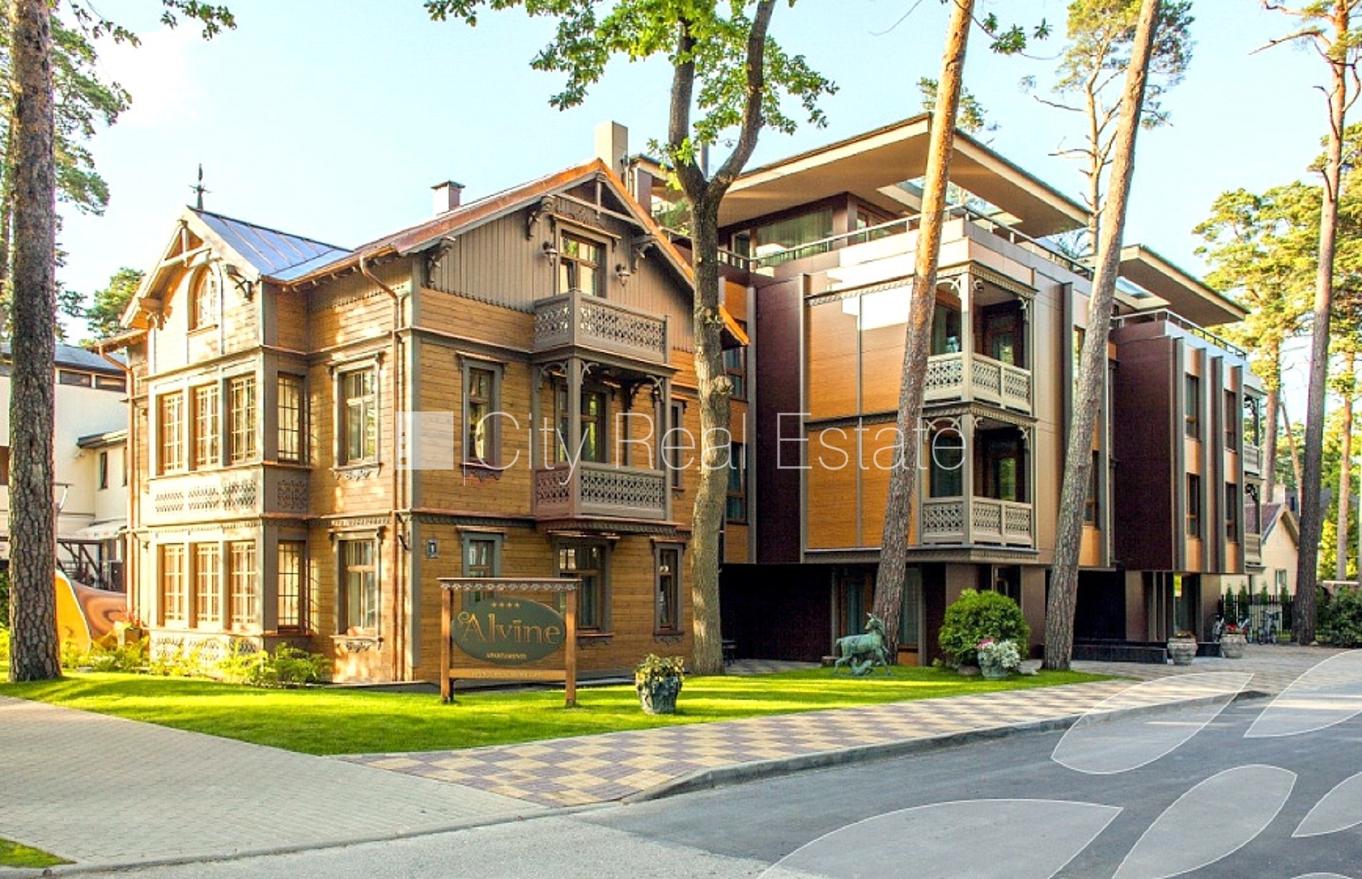 Sludinājumi. Projekts - Villa Alvine, jaunceltne, fasādes māja, labiekārtota apzaļumota teritorija, pazemes Cena: 1200 EUR/mēn Foto #23