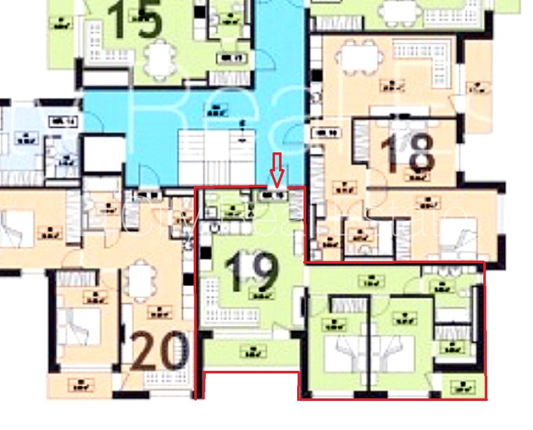 Sludinājumi. Projekts - Villa Alvine, jaunceltne, labiekārtota apzaļumota teritorija, slēgta teritorija, pazemes Cena: 1200 EUR/mēn Foto #15