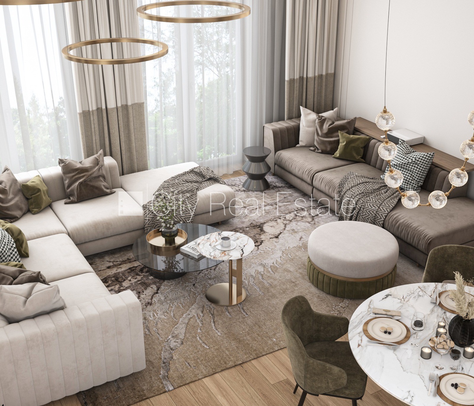 Sludinājumi. Projekts - Tal Residence, zeme īpašumā, rindu māja, monolīta betona sienas, pagrabstāvā pieejama Cena: 970000 EUR Foto #1