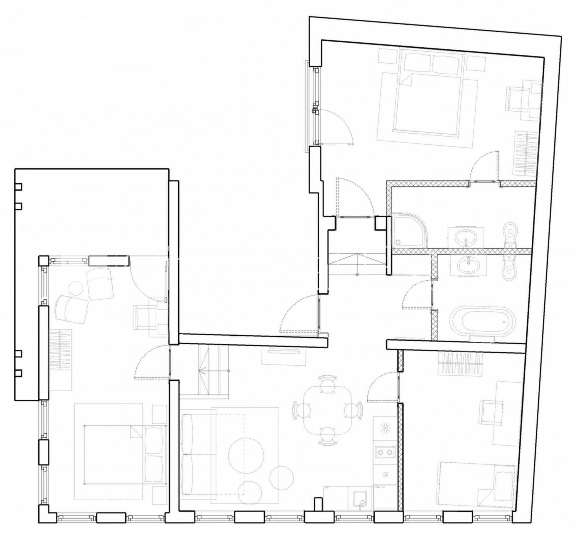 Sludinājumi. Projekts - Semarah Apartamenti, jaunceltne, studio tipa, virtuve apvienota ar viesistabu, jauna Cena: 1600 EUR/mēn Foto #7