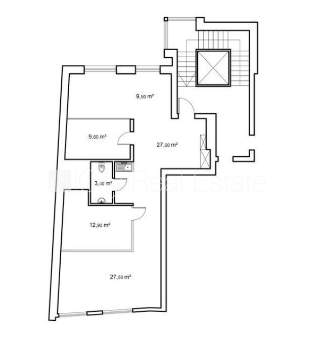 Объявление. Новостройка, фасадный дом, подъездная дорога покрыта брущаткoй, закрытый двор, въездные ворота Цена: 1381 EUR/мес. Foto #12