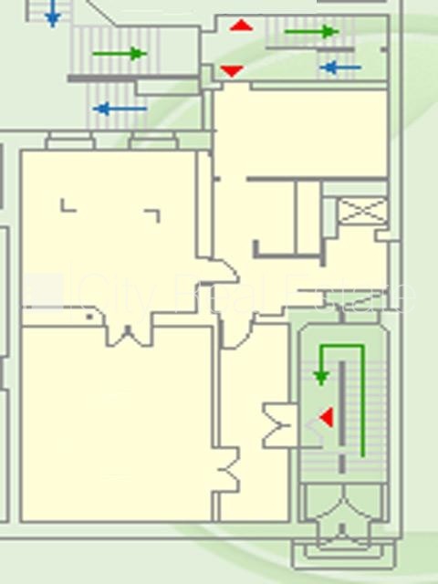 Sludinājumi. Projekts - Skolas 9, fasādes māja, renovēta māja, ieeja no ielas, kāpņu telpa pēc kosmētiskā Cena: 920 EUR/mēn Foto #12