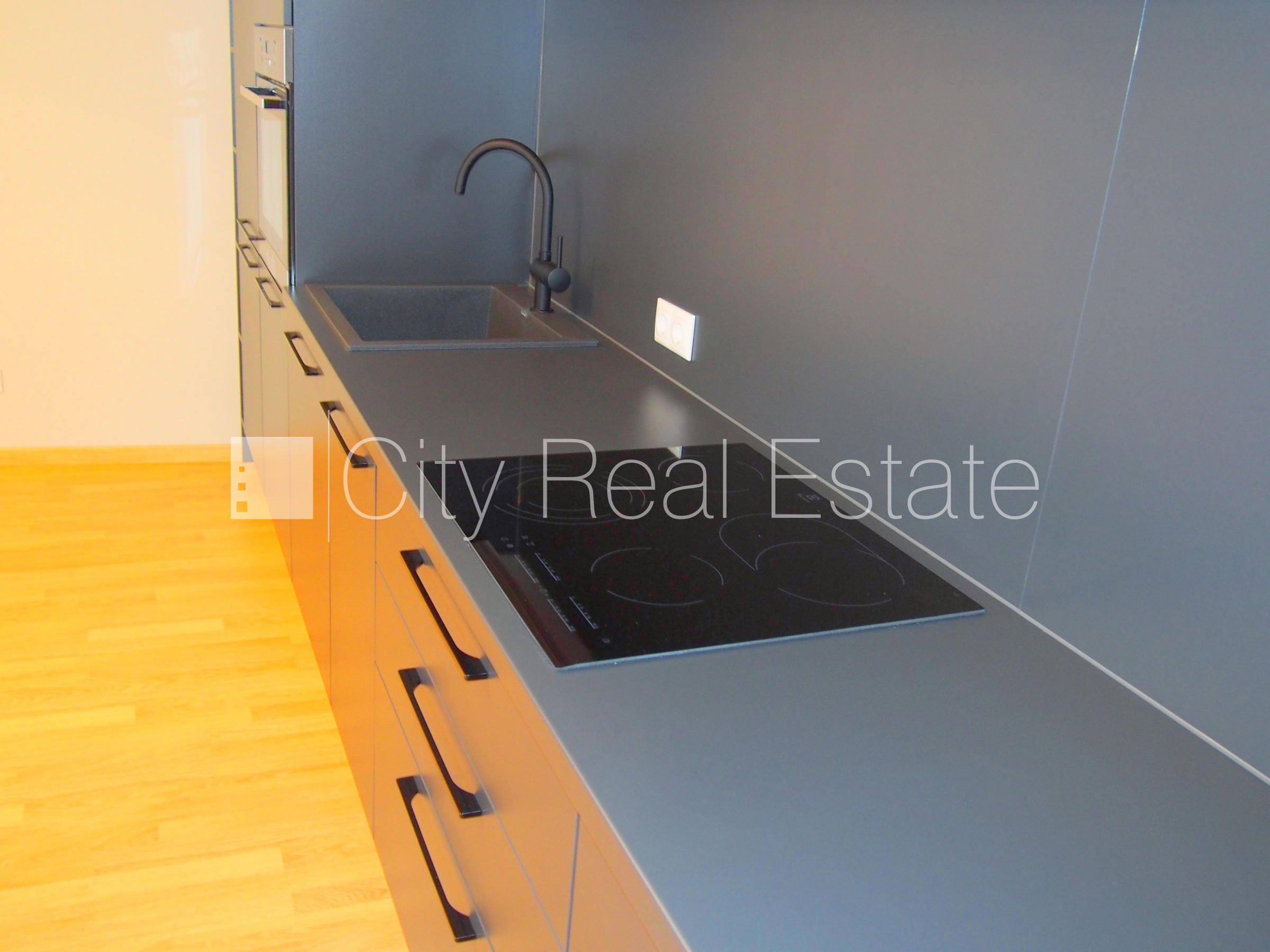 Объявление. Новостройка, фасадный дом, благоустроенная озеленённая территория, подъездная дорога покрыта Цена: 1150 EUR/мес. Foto #13