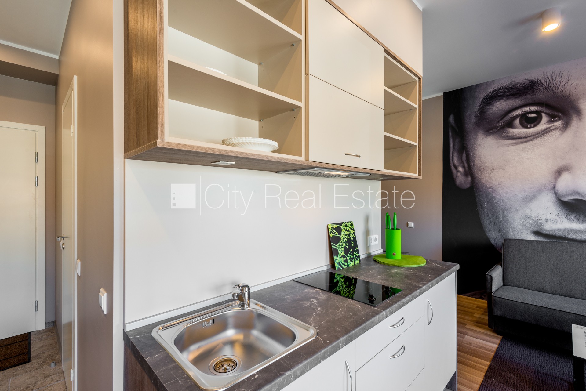 Sludinājumi. Renovēta māja, labiekārtota apzaļumota teritorija, kāpņu telpa pēc kapitālā remonta, studio tipa, Cena: 420 EUR/mēn Foto #7