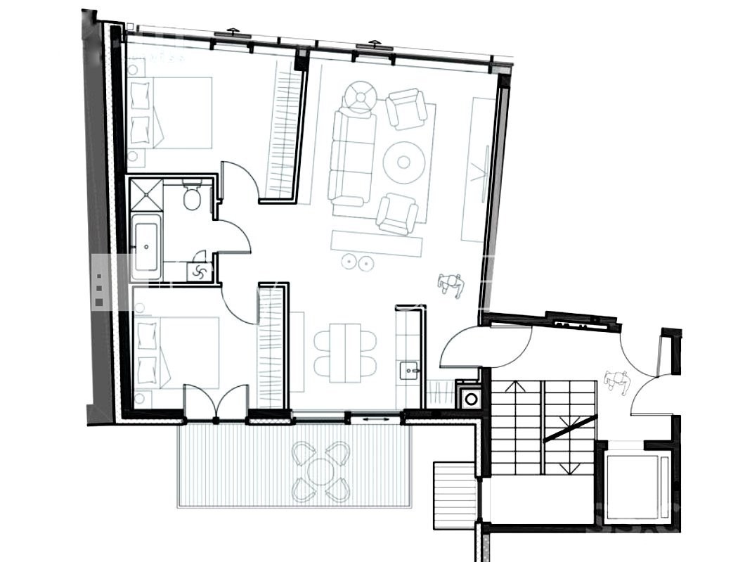 Объявление. Земля в собственности, новостройка, фасадный дом, монолитные бетонные стены, плата за обслуживание Цена: 407000 EUR Foto #12