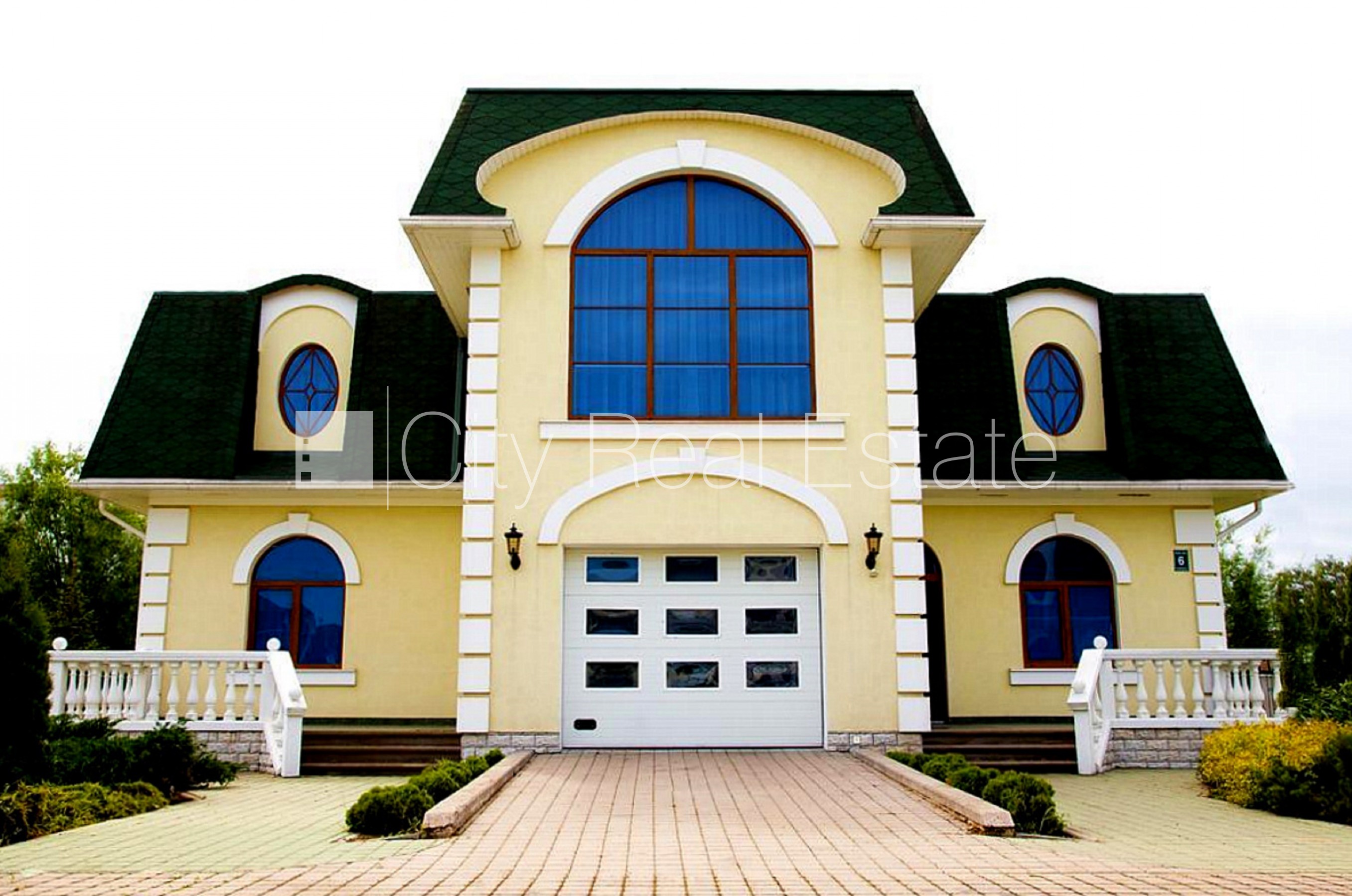 Sludinājumi. Zeme īpašumā, privātmāja, jaunceltne, labiekārtota apzaļumota teritorija 1200 m2, bruģēts Cena: 295000 EUR Foto #3