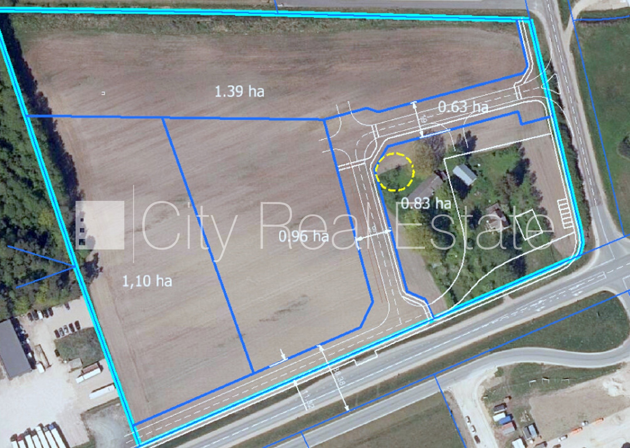 Sludinājumi. Saskaņā ar aktuālo pilsētas teritorijas atļauto izmantošanas plānu: jauktas ražošanas un darījumu Cena: 490000 EUR Foto #4