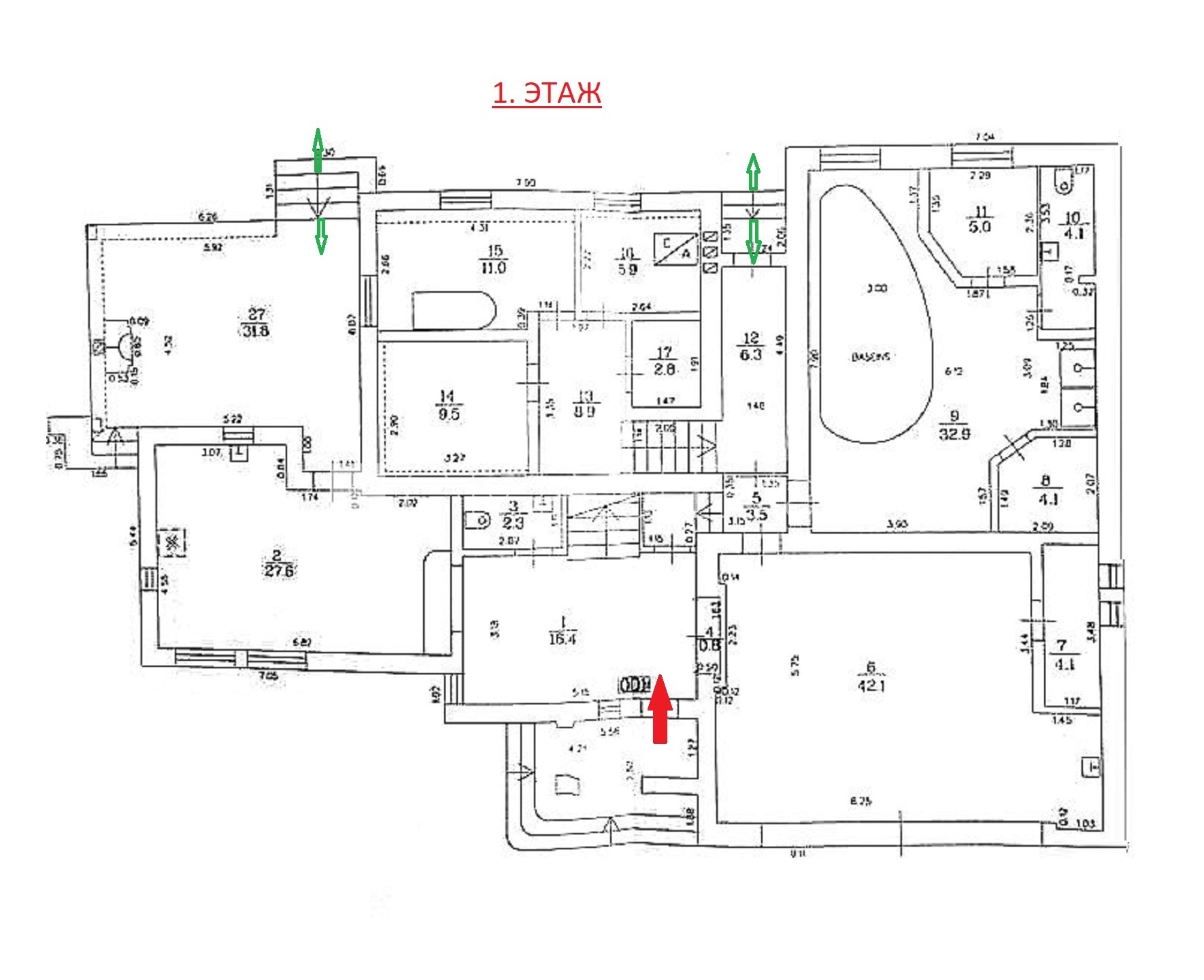 Sludinājumi. Privātmāja, jaunceltne, labiekārtota apzaļumota teritorija 2400 m2, bruģēts piebraucamais ceļš, Cena: 2500 EUR/mēn Foto #20
