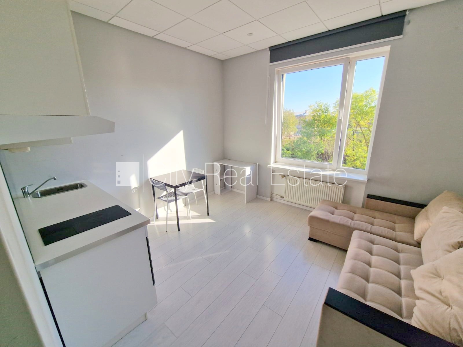 Объявление. Реновированный дом, вход с улицы, лифт, лестничная клетка после капитального ремонта, окна выходят Цена: 320 EUR/мес. Foto #9