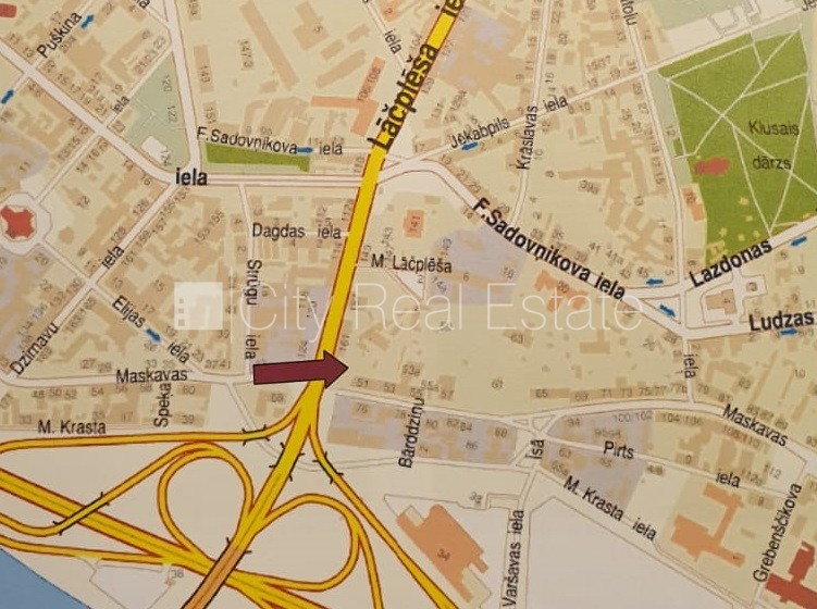 Sludinājumi. Slēgts pagalms, ieeja no pagalma, atļauts būvēt trīs stāvu ēku, atļauts būvēt četru stāvu ēku, Cena: 70000 EUR Foto #1