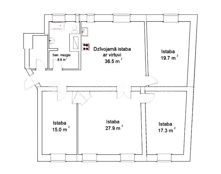 Sludinājumi. Pagalma ēka, ķieģeļu mūra sienas, fasāde ar dekoratīvo apmetumu, labiekārtots apzaļumots pagalms, Cena: 229900 EUR Foto #19