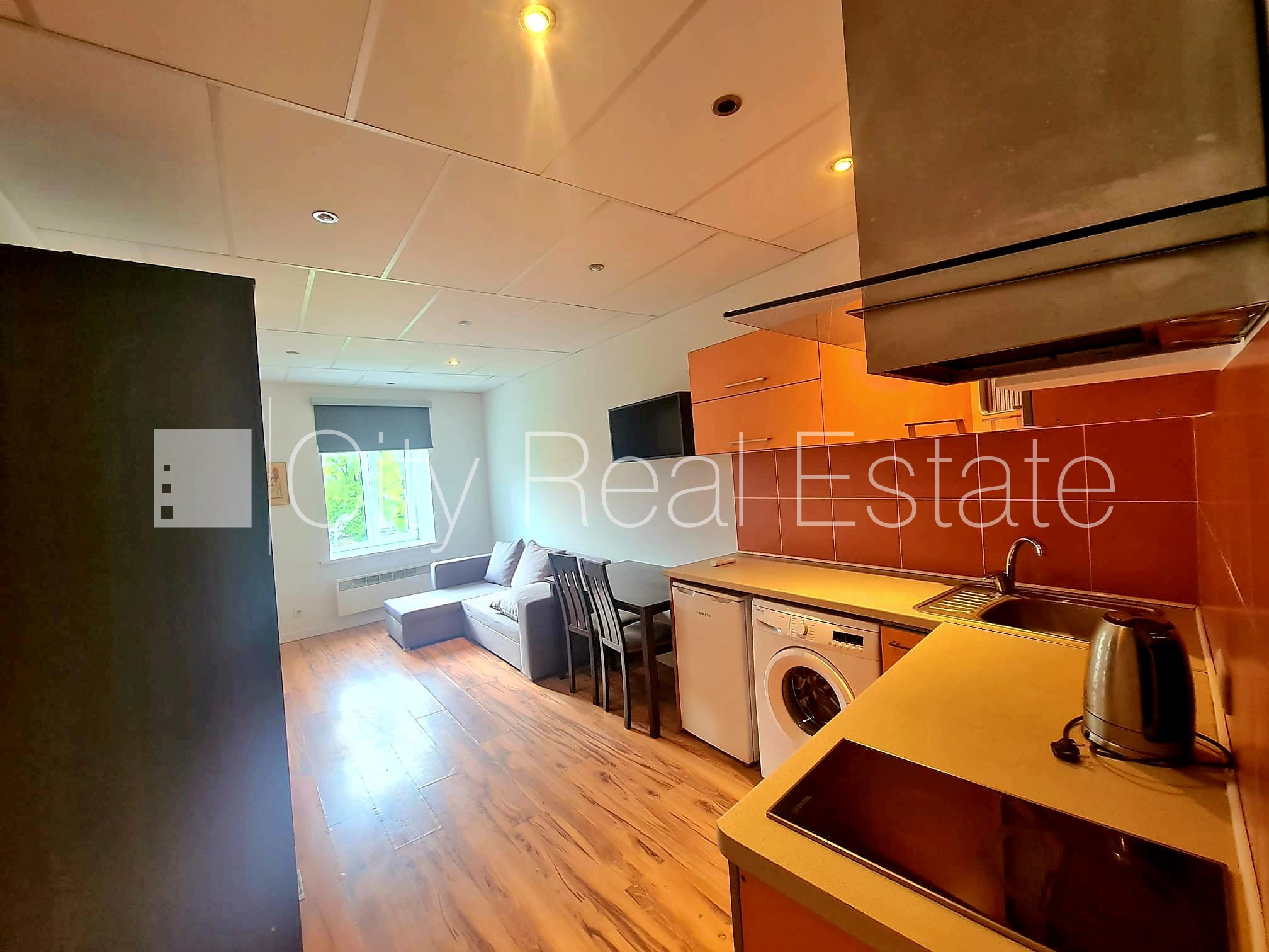 Sludinājumi. Fasādes māja, labiekārtota apzaļumota teritorija, ieeja no ielas un pagalma, studio tipa, virtuve Cena: 23000 EUR Foto #2