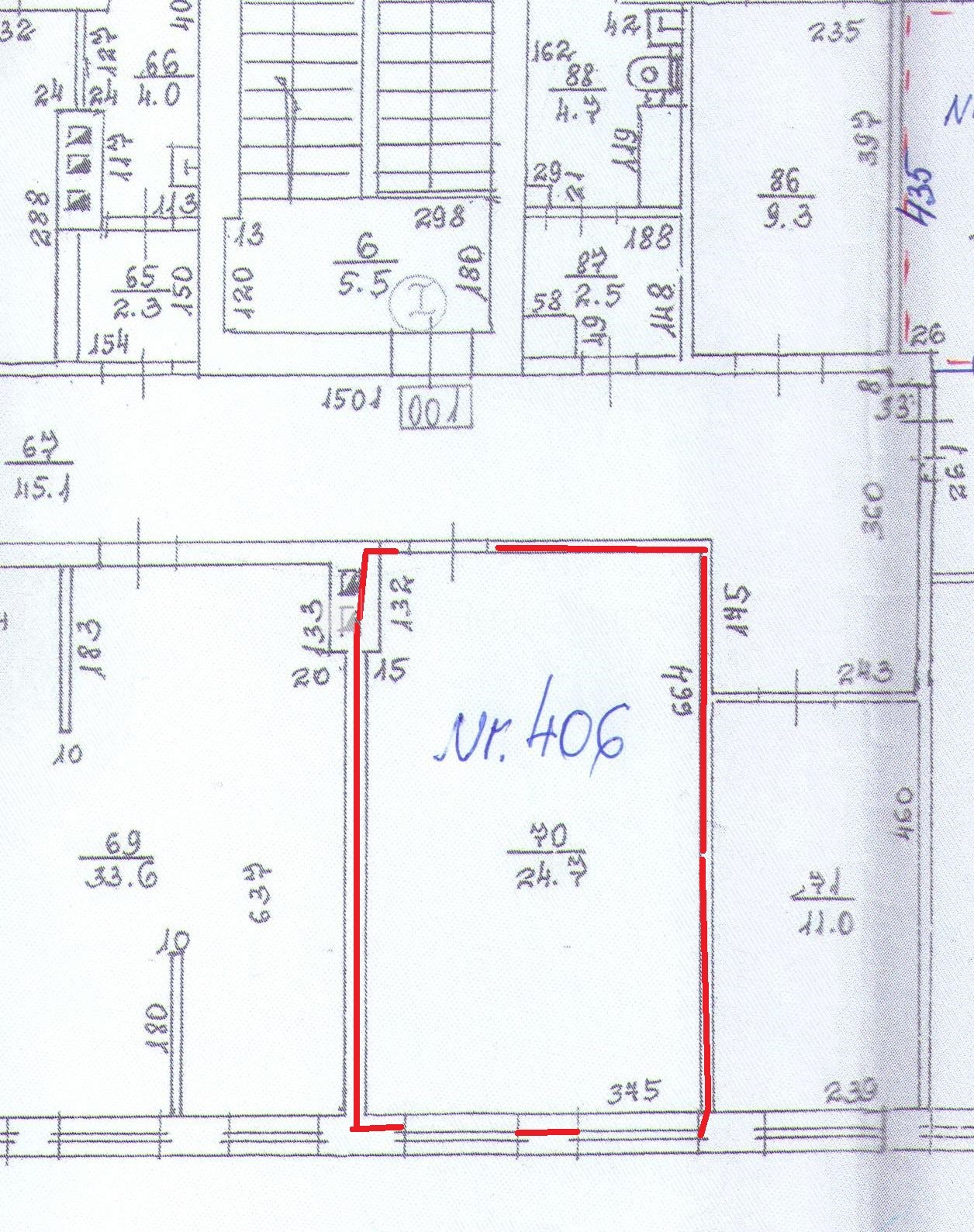Объявление. Фасадный дом, реновированный дом, охраняемая территория, вход с улицы, лестничная клетка после Цена: 210 EUR/мес. Foto #4