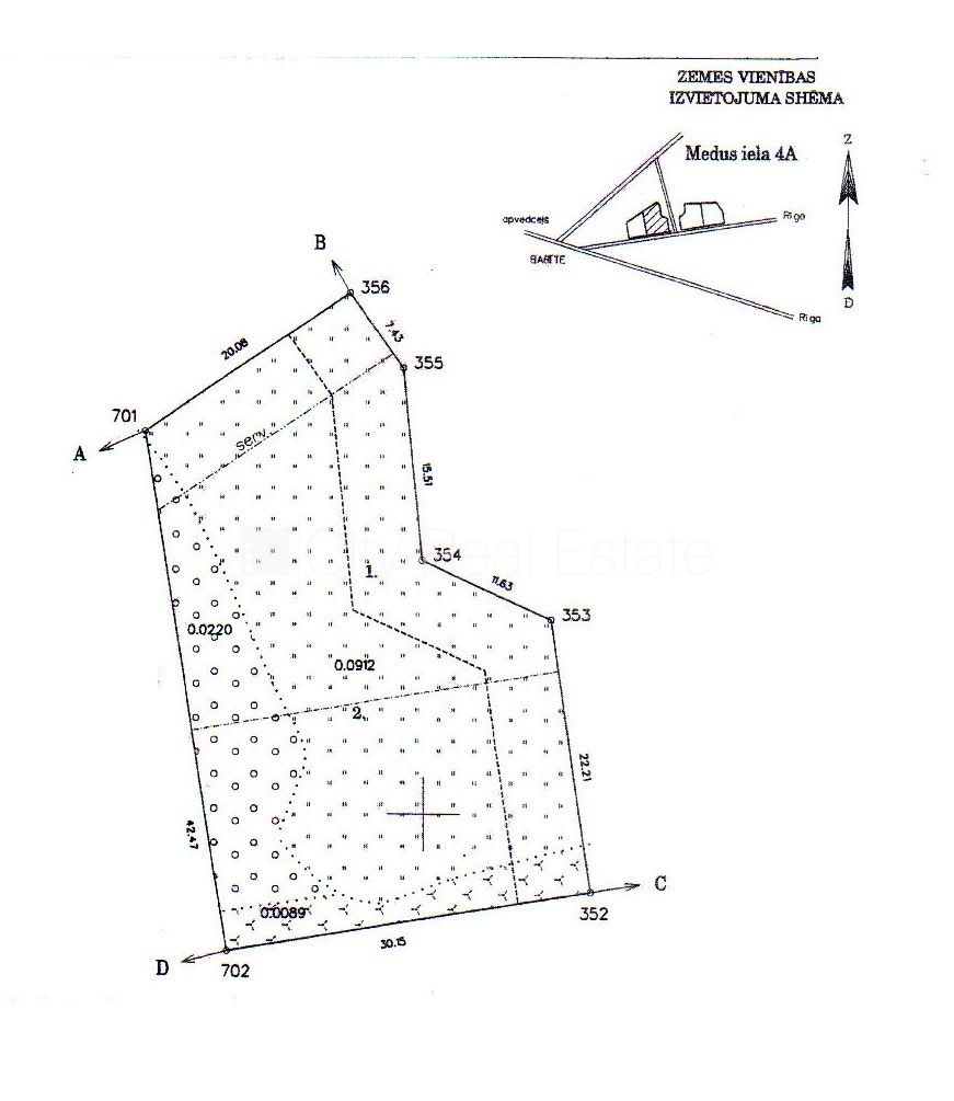 Sludinājumi. Iespējama mazstāvu apbūve, atļauts būvēt vienstāvu ēku, atļauts būvēt divu stāvu ēku, zeme Cena: 61000 EUR Foto #9