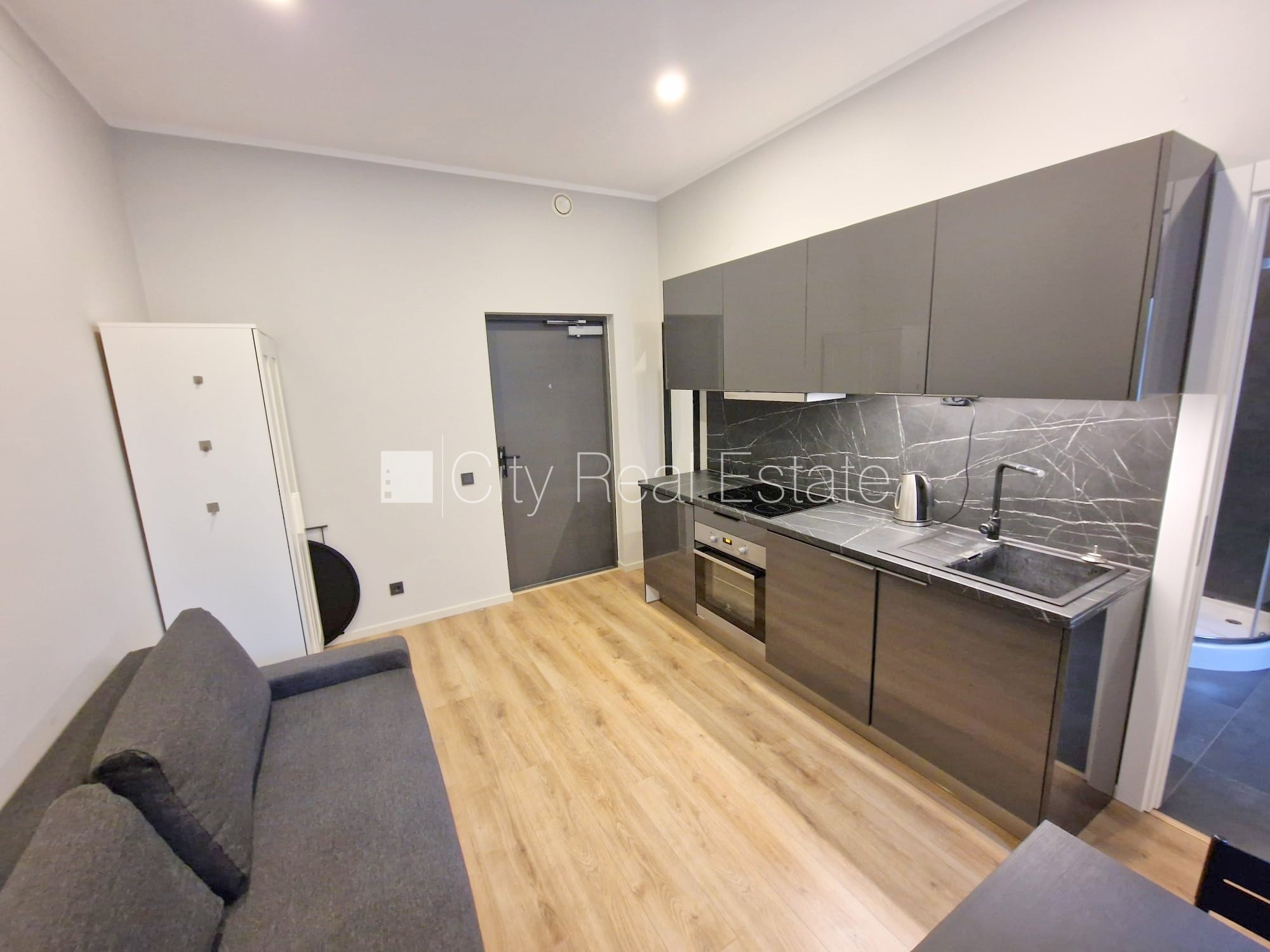 Объявление. Фасадный дом, реновированный дом, закрытый двор, вход с улицы и со двора, лифт, лестничная клетка Цена: 330 EUR/мес. Foto #1