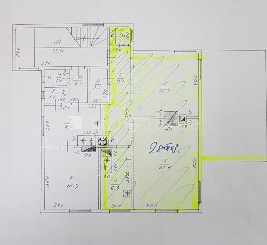 Sludinājumi. Zeme īpašumā, fasādes māja, slēgts pagalms, iežogota teritorija ar koka sētu, ieeja no pagalma, Cena: 38000 EUR Foto #23