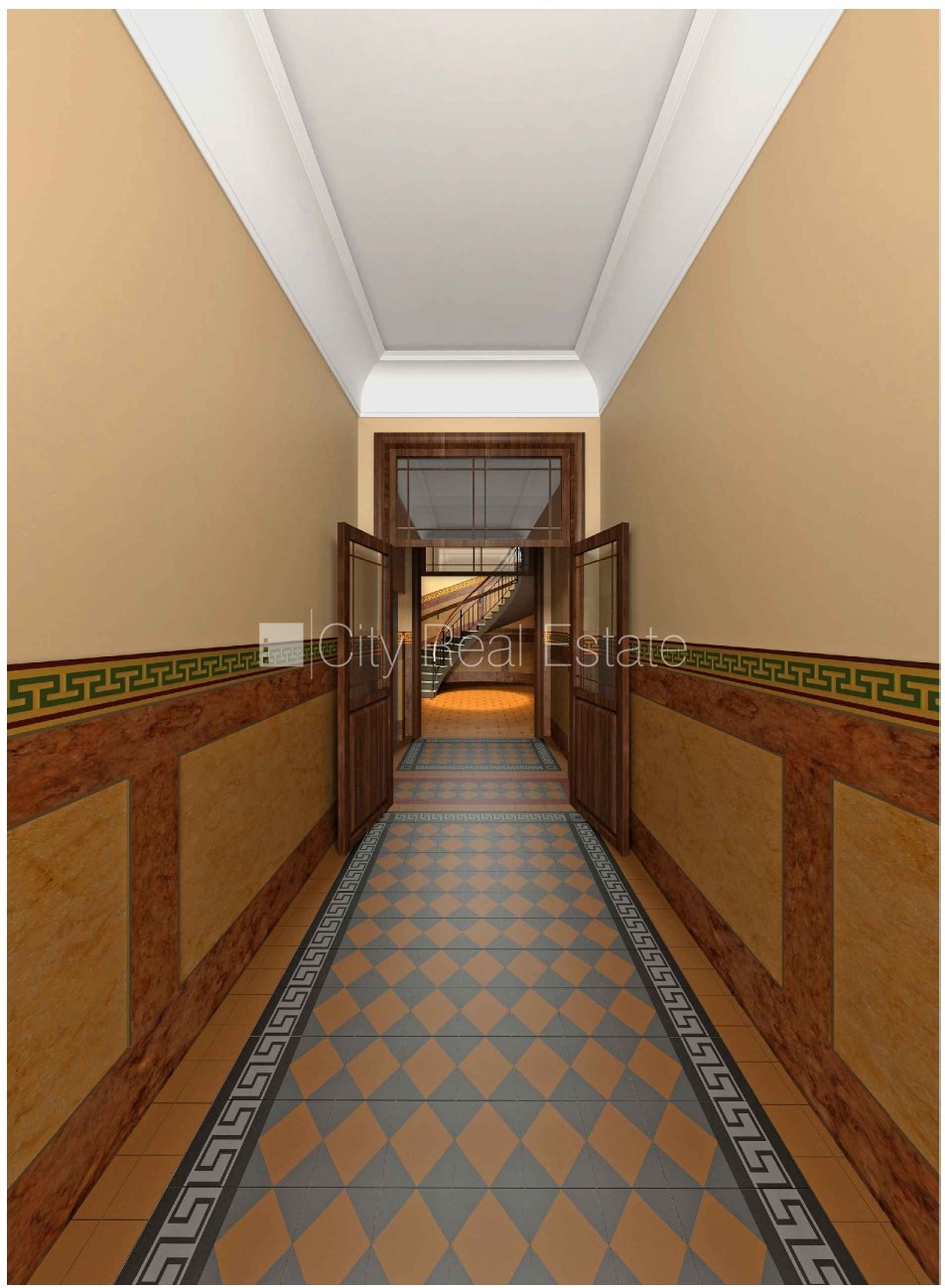 Sludinājumi. Fasādes māja, renovēta māja, fasāde ar dekoratīvo apmetumu, slēgts pagalms, ieeja no ielas un Cena: 160560 EUR Foto #8