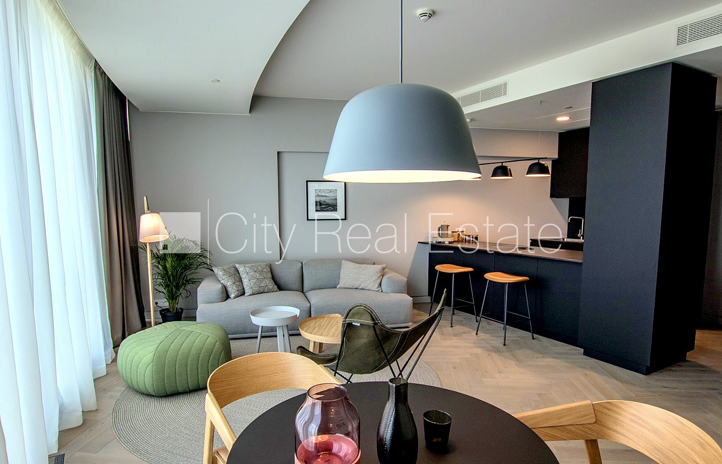 Sludinājumi. Projekts - Zunda Towers, jaunceltne, viena kvadrātmetra apsaimniekošanas maksa mēnesī  3,6 EUR, Cena: 1982 EUR/mēn Foto #1