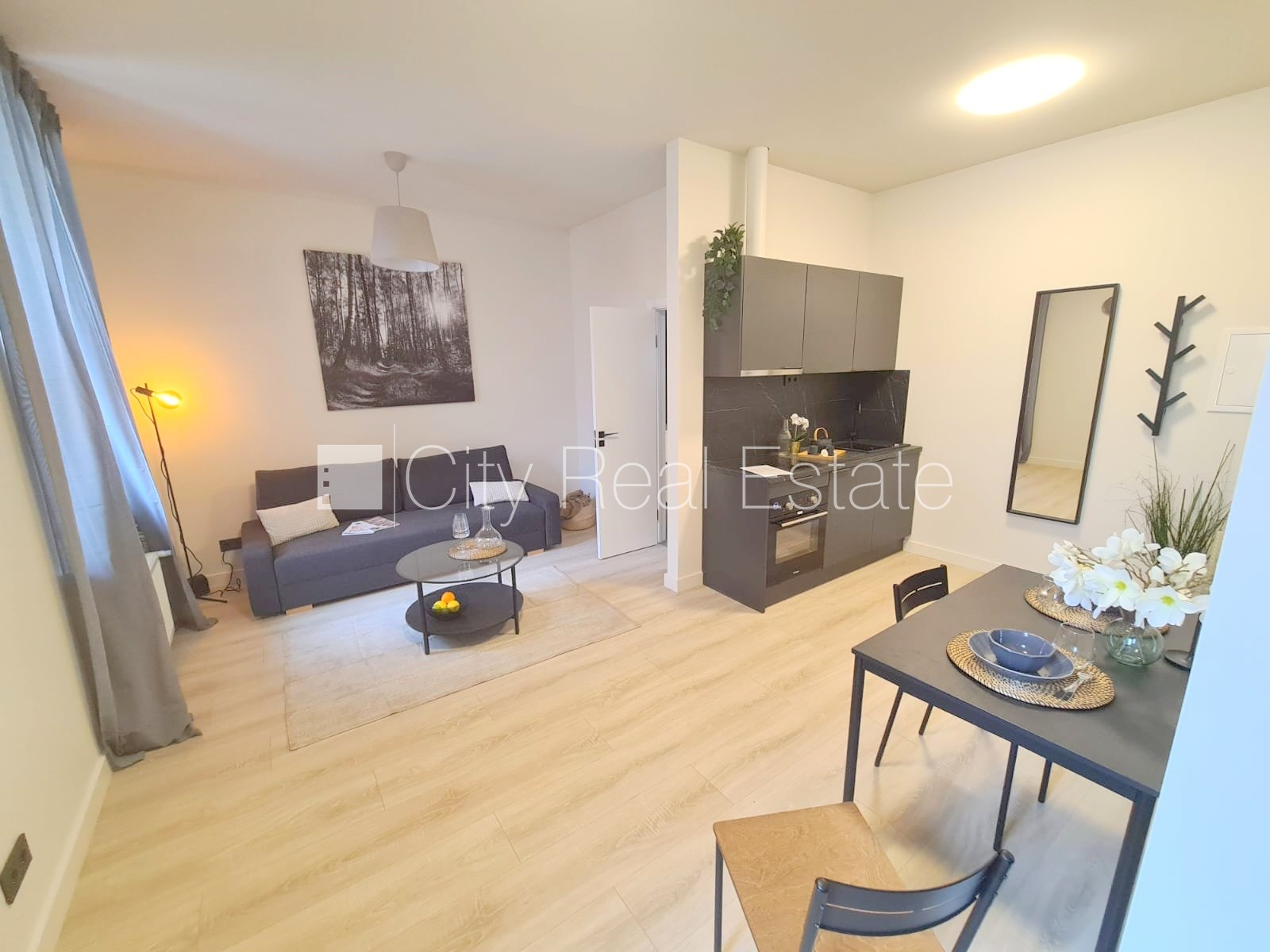 Объявление. Фасадный дом, реновированный дом, закрытый двор, вход с улицы и со двора, лестничная клетка после Цена: 370 EUR/мес. Foto #11