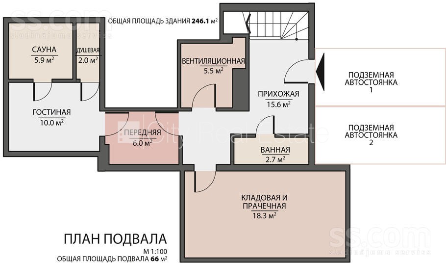 Объявление. Благоустроенный озеленённый двор, гараж на две машины, балкон, терасса, сауна, количество спален 3 Цена: 3500 EUR/мес. Foto #20
