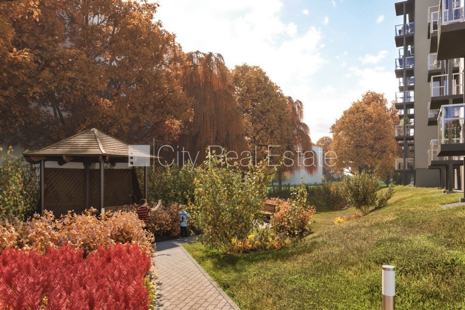 Sludinājumi. Jaunceltne, labiekārtota apzaļumota teritorija, slēgta teritorija, vieta automašīnai, pagalmā bērnu Cena: 120700 EUR Foto #16