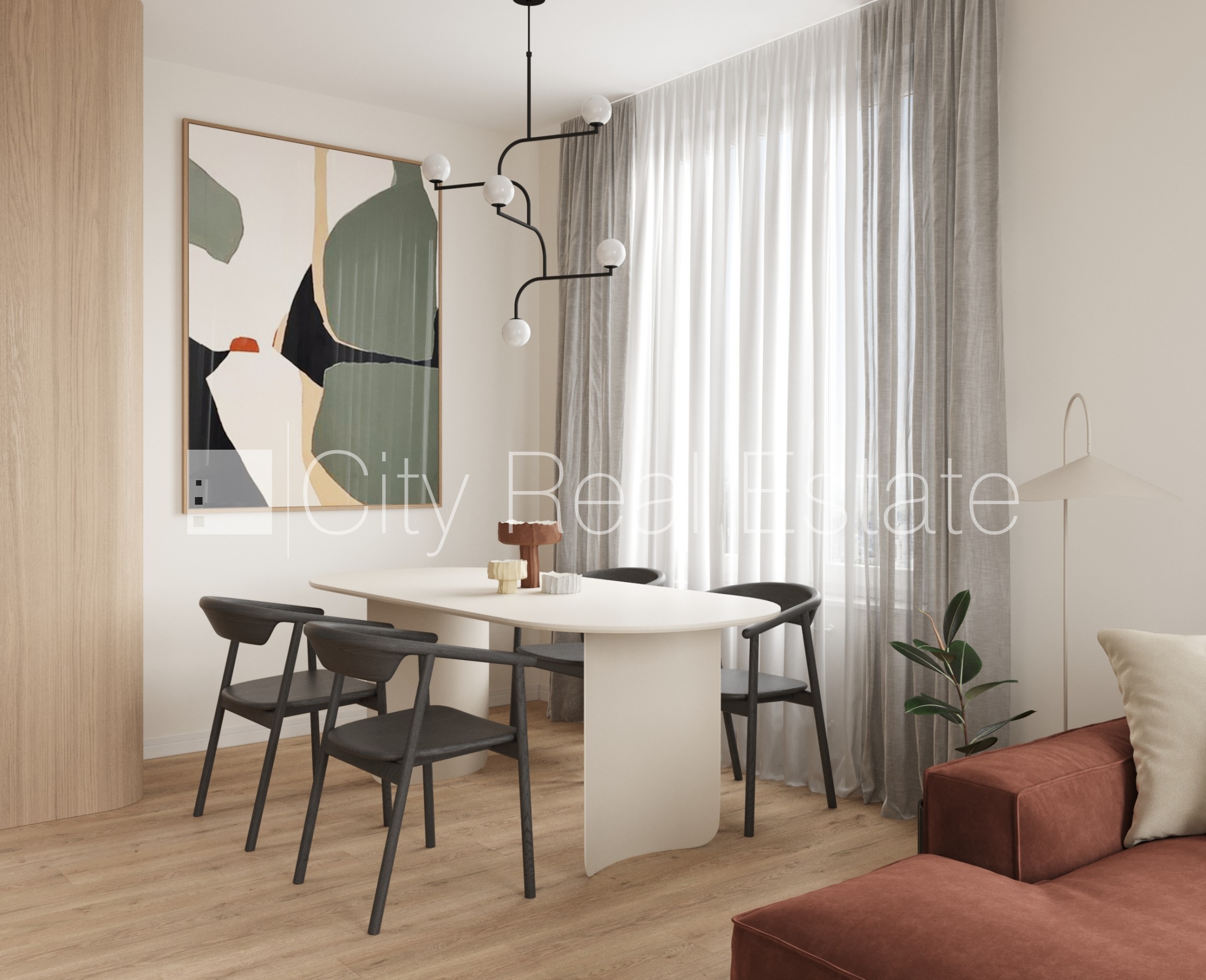 Sludinājumi. Zeme īpašumā, jaunceltne, apsaimniekošanas maksa jāmaksā tikai par dzīvojamo platību 0,81 m2, Cena: 246243 EUR Foto #4