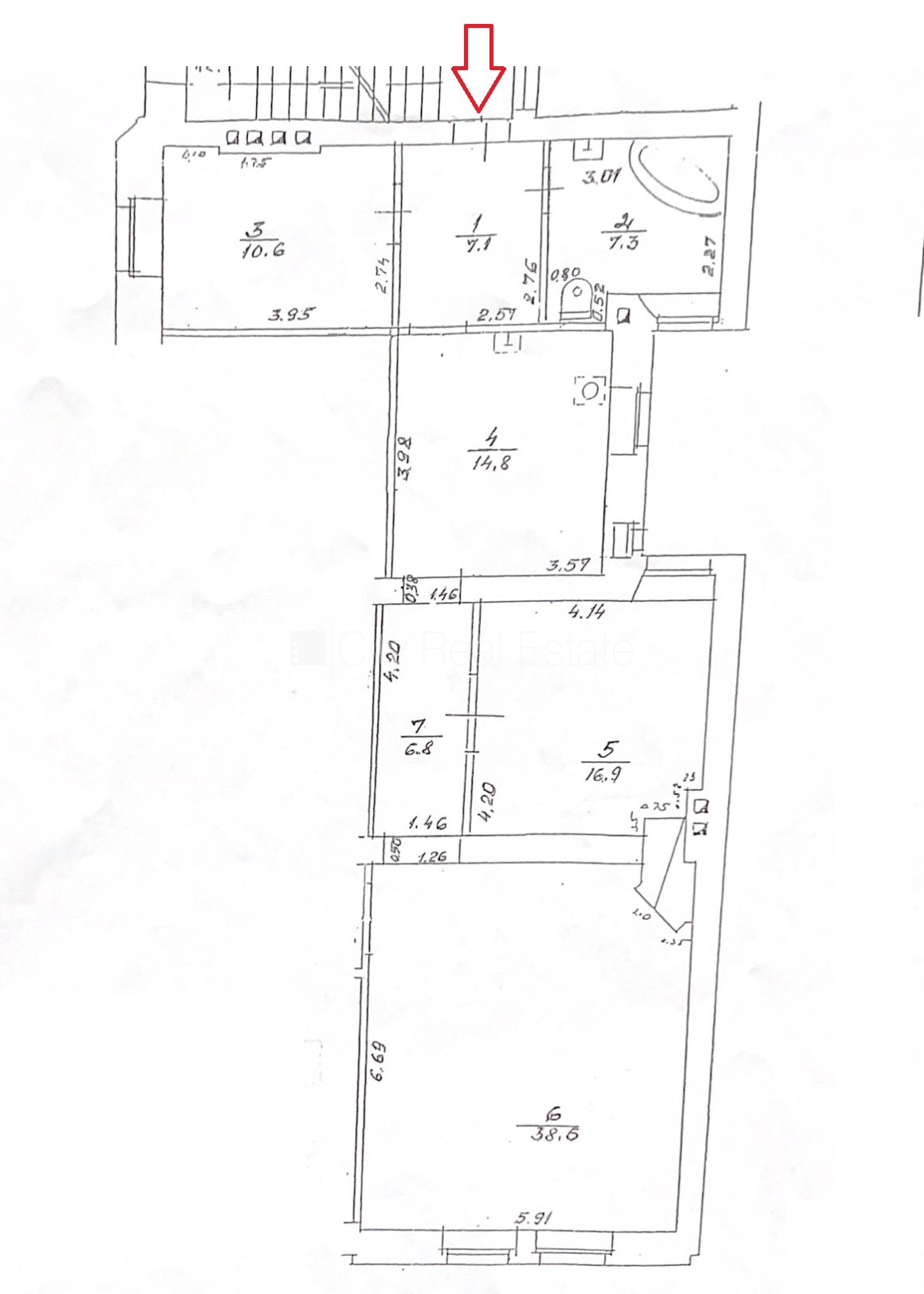 Sludinājumi. Zeme īpašumā, fasādes māja, renovēta māja, ieeja no pagalma, kāpņu telpa pēc kosmētiskā remonta, Cena: 220000 EUR Foto #10
