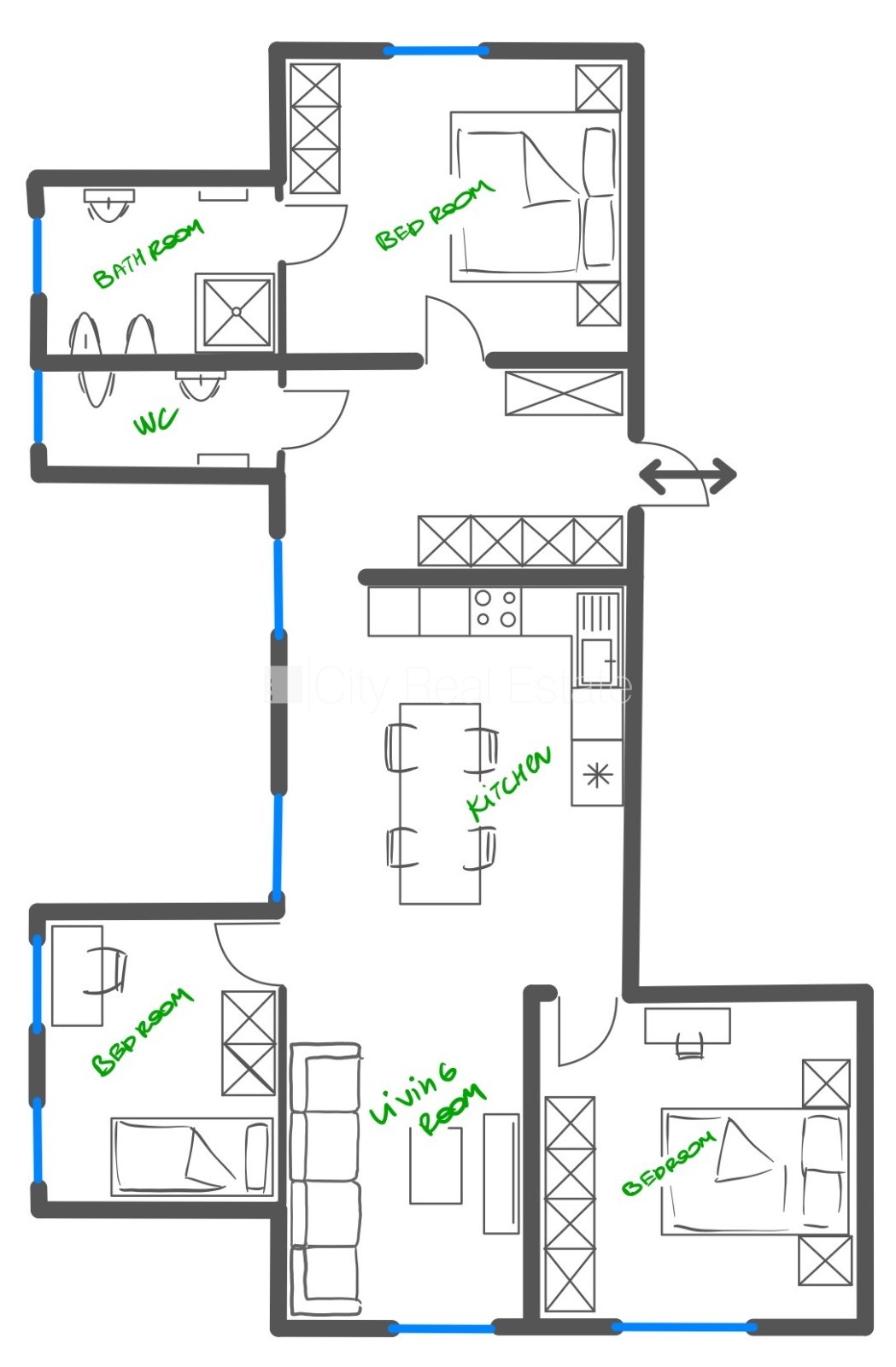 Sludinājumi. Jaunceltne, fasādes māja, zaļā teritorija, slēgta teritorija, pazemes autostāvvieta, ieeja no Cena: 2500 EUR/mēn Foto #14