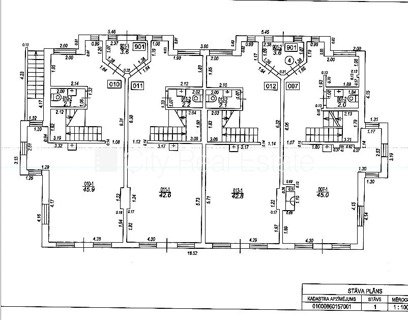 Sludinājumi. Zeme īpašumā, rindu māja, jaunceltne, dzīvokļu skaits ēkā  4 gab., keramzīta bloku sienas, fasāde Cena: 240000 EUR Foto #23