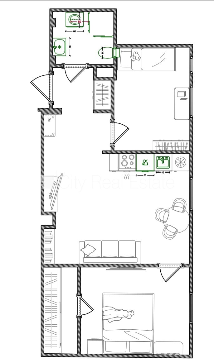 Sludinājumi. Pagalma ēka, slēgts pagalms, iespēja nomāt autostāvvietu, ieeja no pagalma, pagalmā bērnu spēļu Cena: 750 EUR/mēn Foto #15