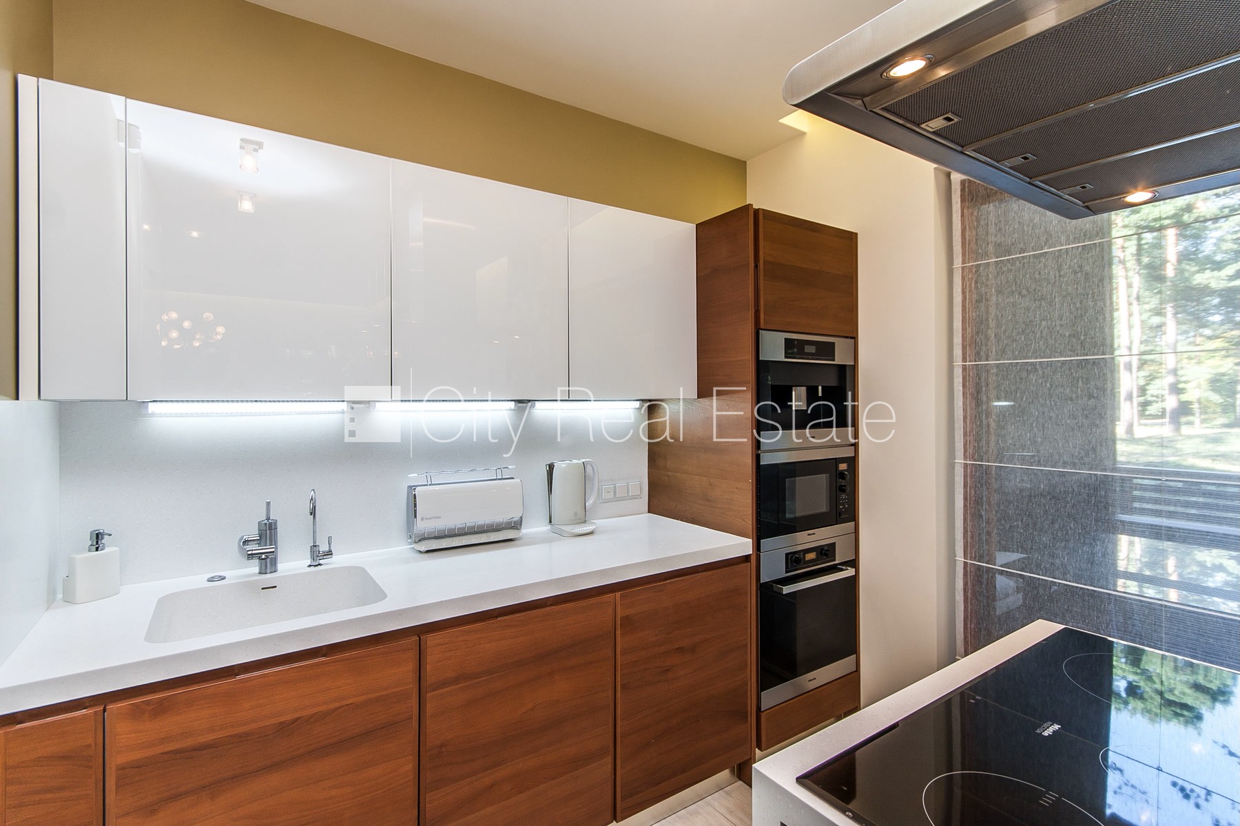 Sludinājumi. Jaunceltne, zaļā teritorija, garāža divām automašīnām, apzaļumota teritorija ar jaunu kokaugu Cena: 400000 EUR Foto #7