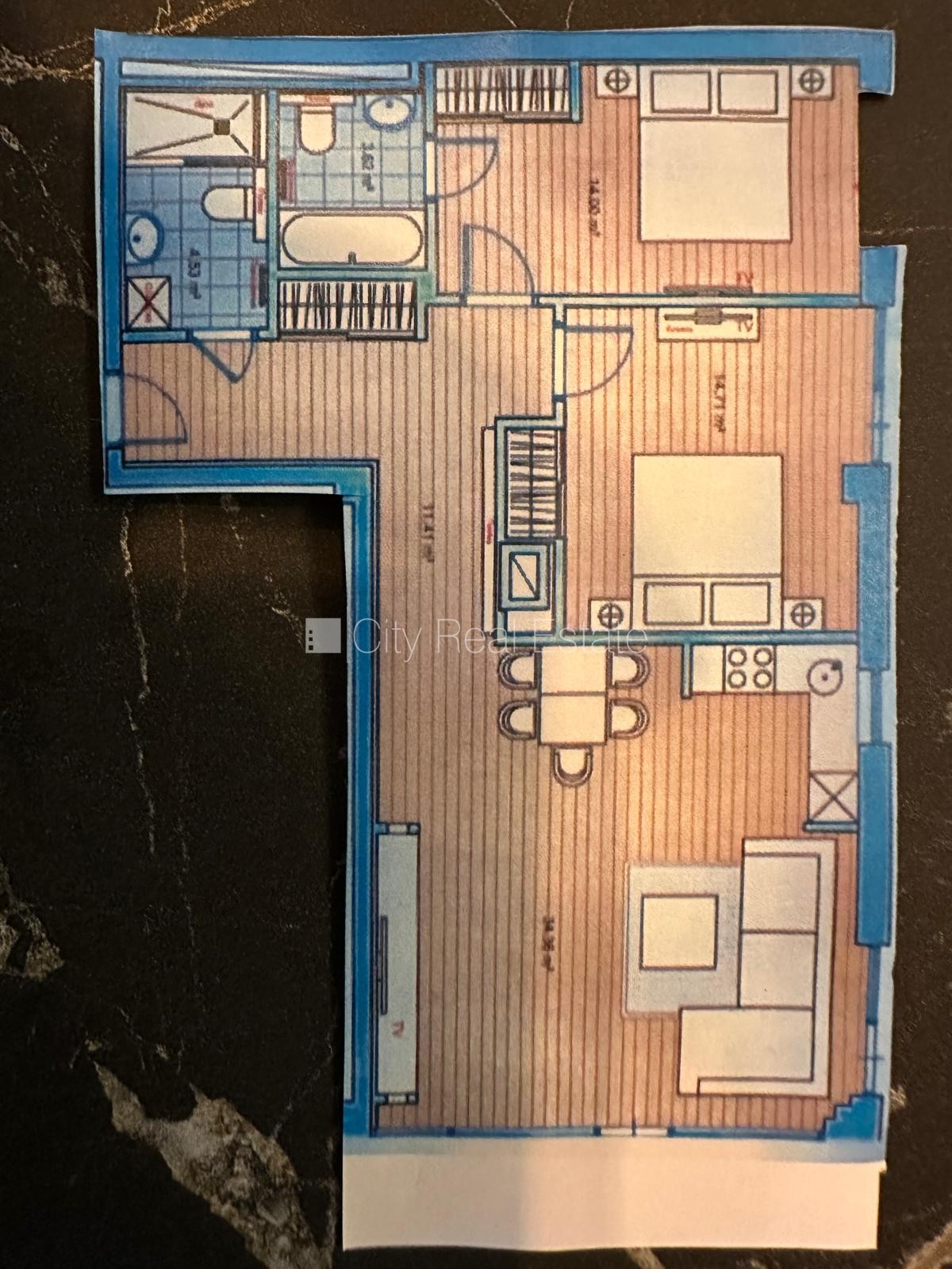 Sludinājumi. Projekts - Tomsona terases 2, pazemes autostāvvieta, ir lifts, terase 9,2 m2, guļamistabu skaits 2 Cena: 250000 EUR Foto #12