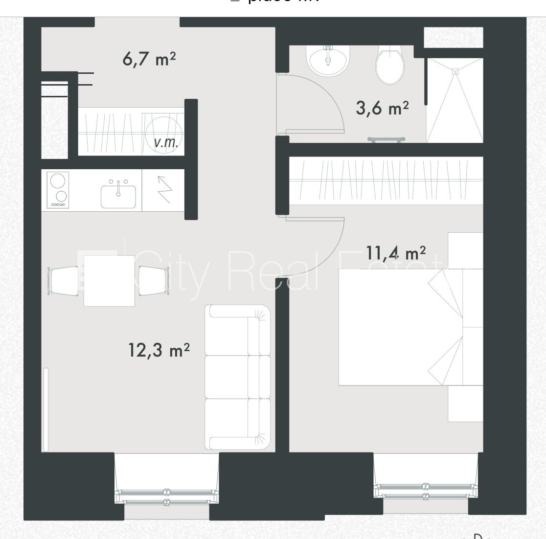 Sludinājumi. Renovēta māja, kāpņu telpa pēc kapitālā remonta, logi vērsti uz ielas pusi, guļamistabu skaits 1 Cena: 142000 EUR Foto #10