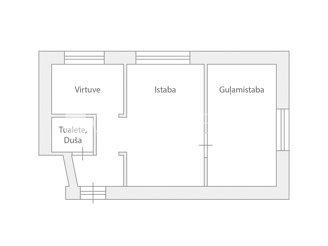 Объявление. Зеленая территория, бесплатная стоянка во дворе, лестничная клетка после косметического ремонта, Цена: 480 EUR/мес. Foto #15
