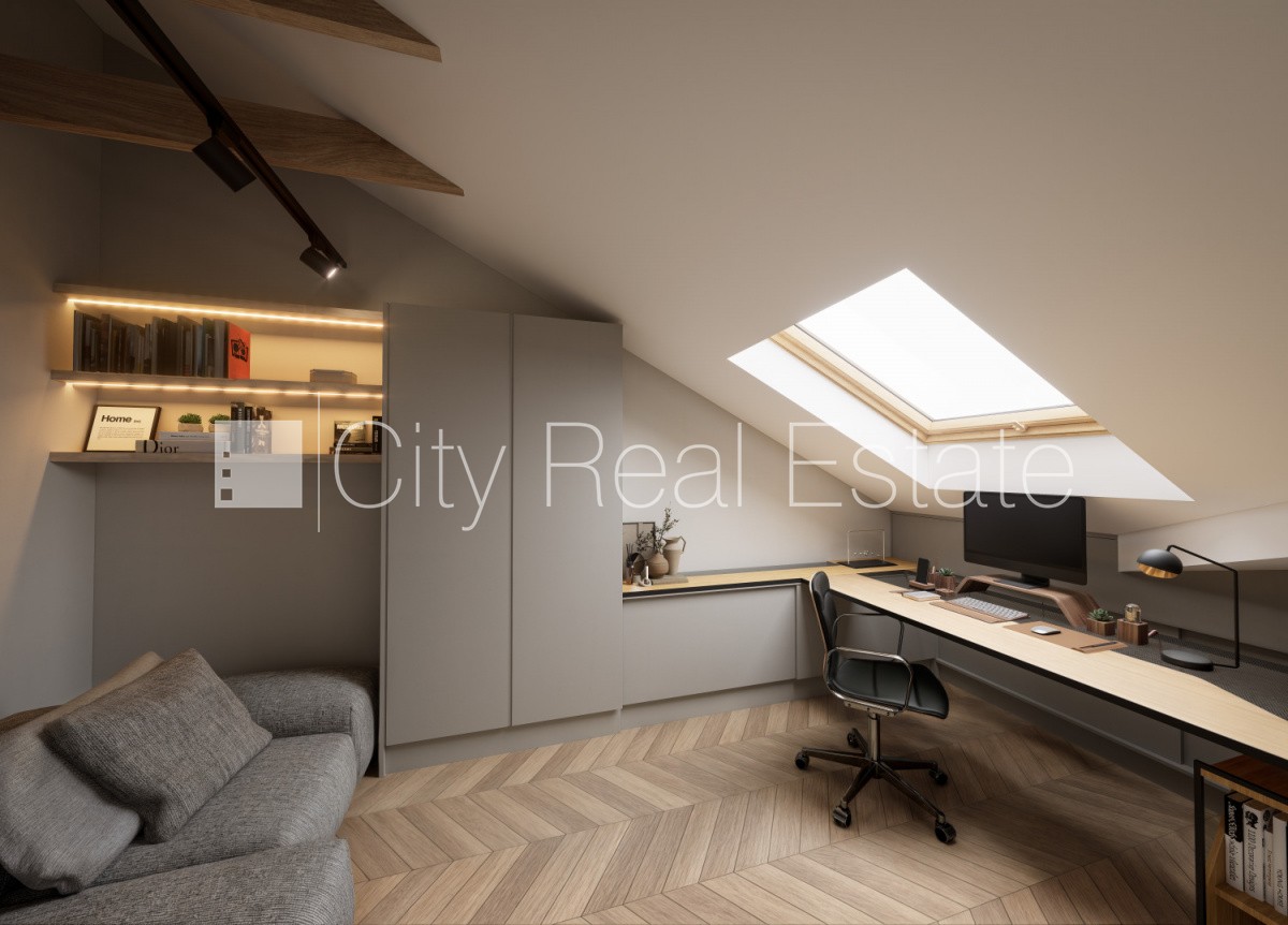 Sludinājumi. Projekts - Kalpaka Residence, fasādes māja, slēgts pagalms, ieeja no ielas, mansards, ir lifts, Cena: 380000 EUR Foto #4