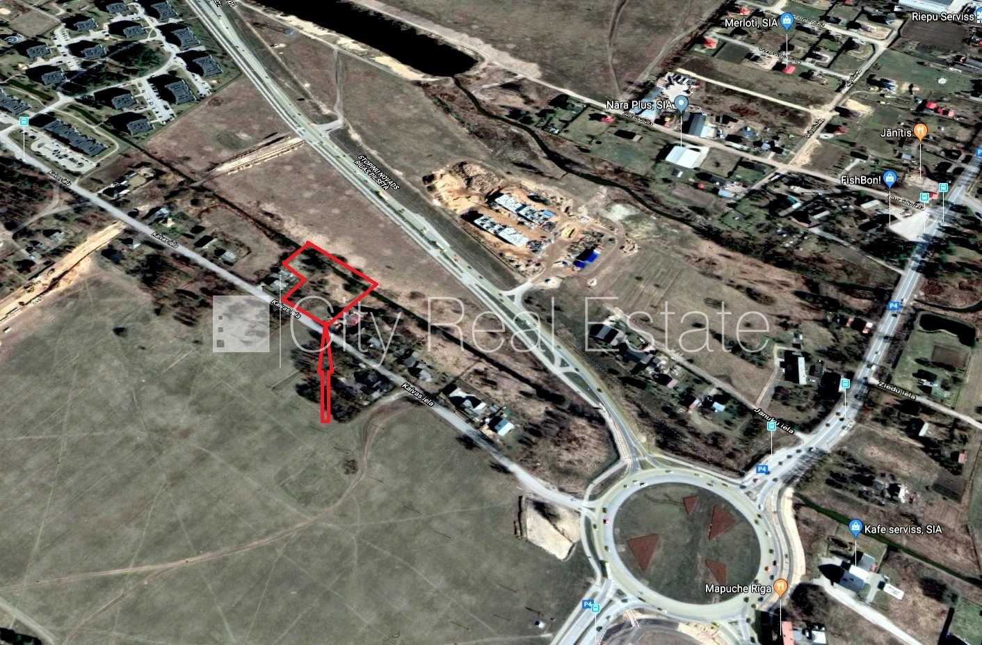 Zeme · 3765 m² · Kaivas iela